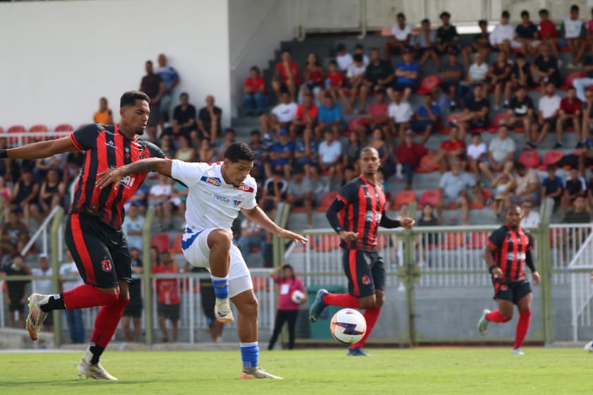 Partida entre Confiança e Fortaleza, pela Copinha 2026 (Foto: Agência NaCaraDoGol/Fortaleza EC)