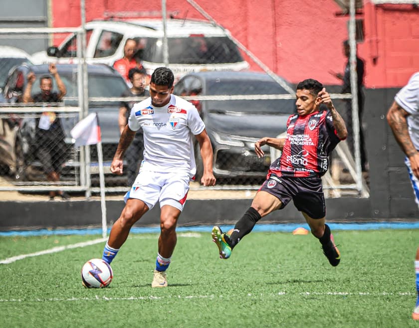 Partida entre Fortaleza e IAC, pela Copinha 2026 (Foto: Site Luiz Carlos/Agência NaCaraDoGol/Fortaleza EC)