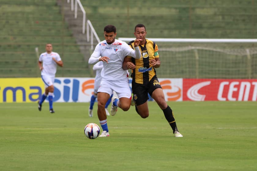 Partida entre Fortaleza e Novorizontino, pela Copinha 2026 (Foto: Agência NaCaraDoGol/Fortaleza EC)