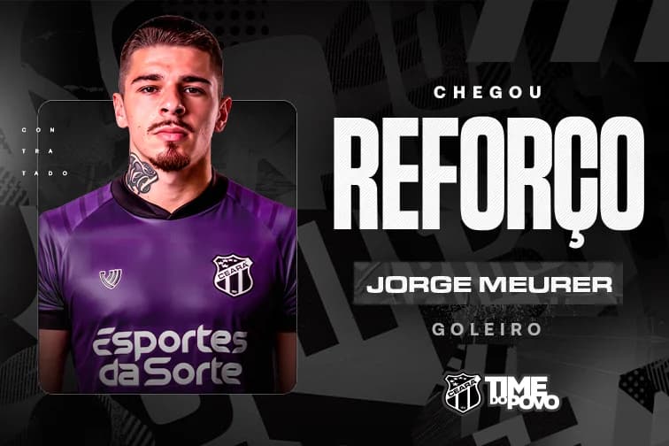 Jorge é o novo goleiro do Ceará (Foto: divulgação/Ceará SC)