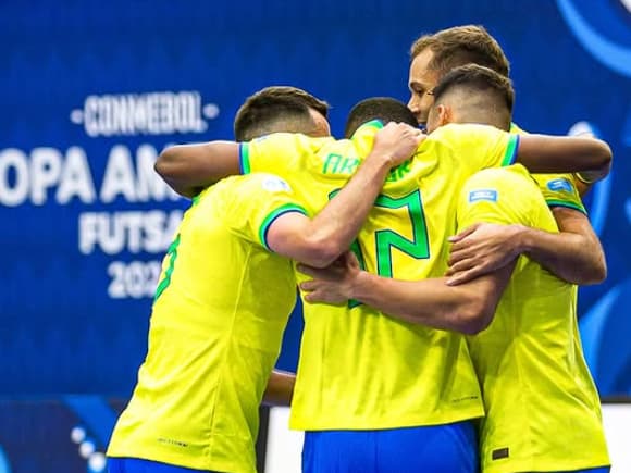 Brasil empatou com a Colombia na estreia da Copa América de Futsal (Foto: René Mendez / Staff Images / CBF)