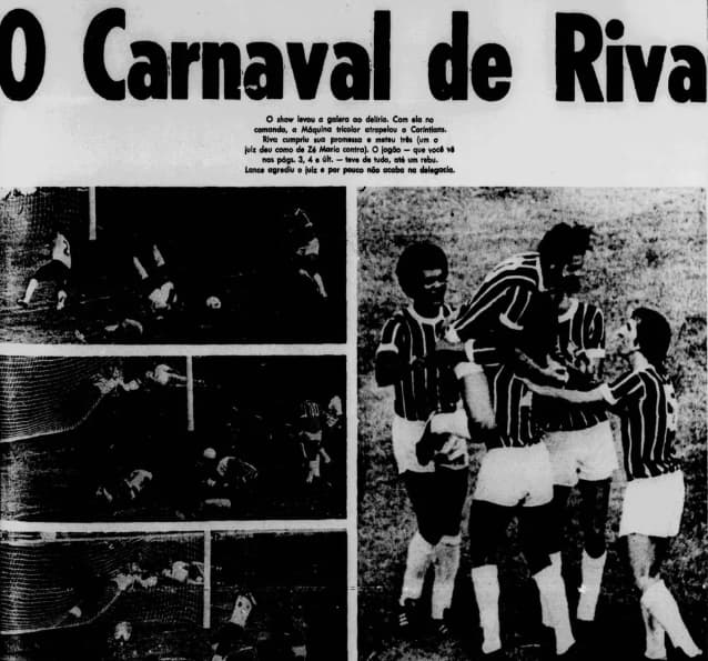 Estreia Rivellino pelo Fluminense (Foto: Reprodução)