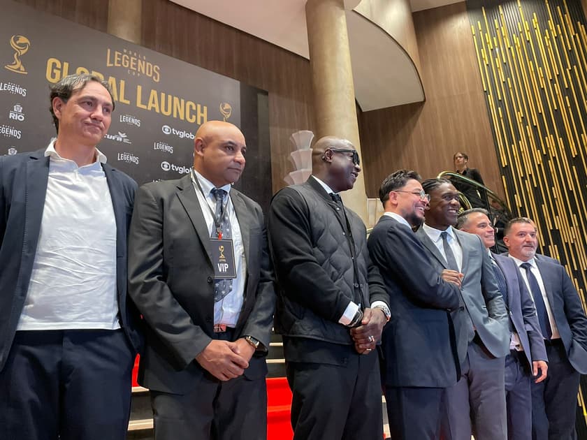 Lançamento da World Legends Cup (Foto: Pedro Ernesto/Lance!)