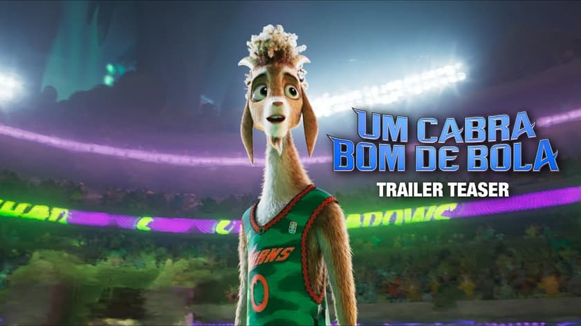 Card do trailer de "Um Bode Bom de Bola", filme de Stephen Curry (Foto: Reprodução)