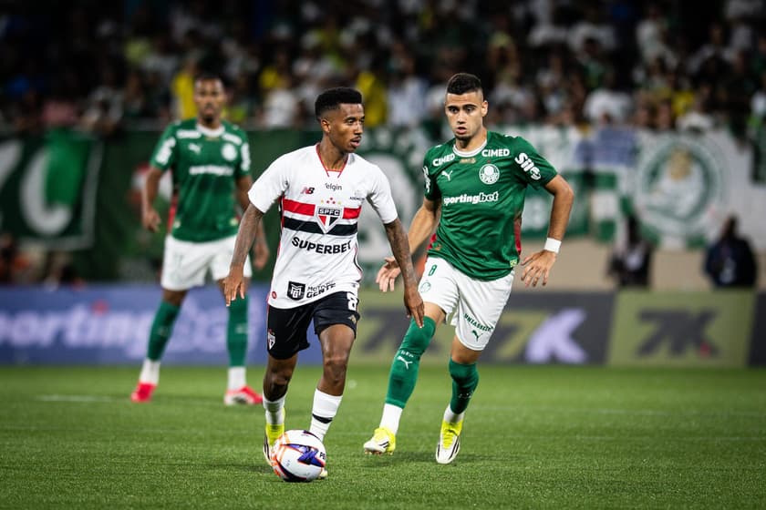 São Paulo perdeu o clássico contra o Palmeiras (Foto: Rebeca Schumacker/Gazeta Press)