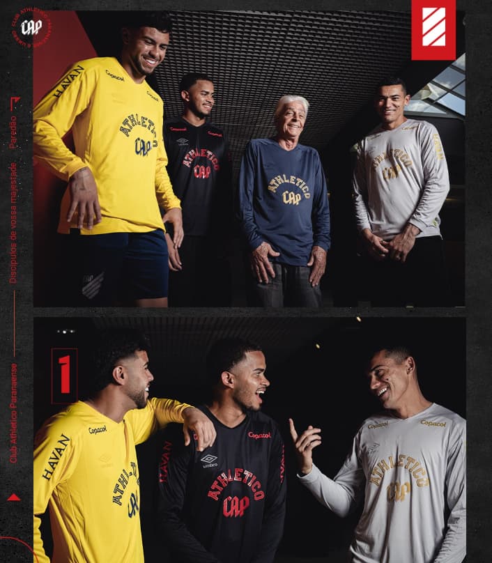 Athletico-PR vai estrear o uniforme neste domingo (29) na partida do Botafogo (Foto: Reprodução / Instagram)