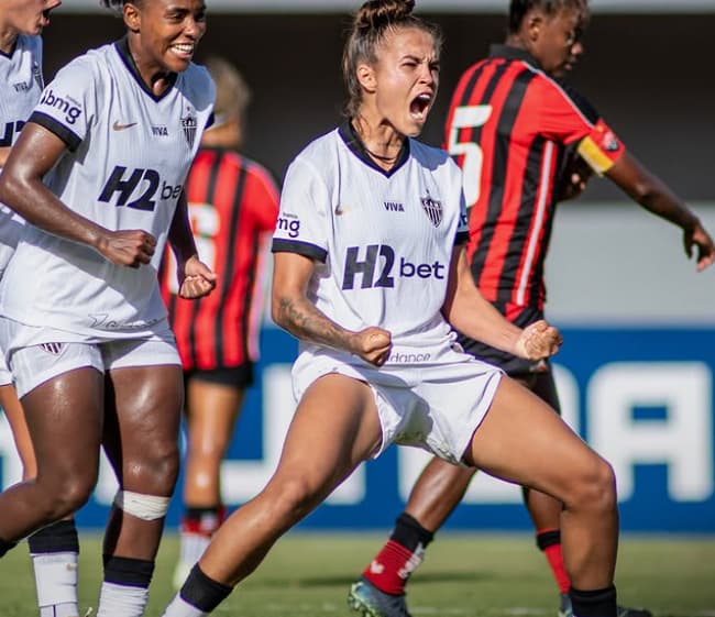 O Atlético-MG venceu o Vitória-BA fora de casa na última rodada do Brasileirão Feminino (Foto: Reprodução / Instagram)