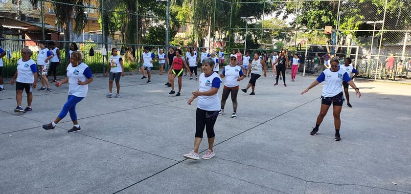 Praça Herculano Pena, em Cavalcanti, Rio de Janeiro (Foto: Divulgação/Rio em Forma)