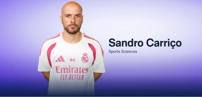 Sandro Carriço, novo profissional contratado pelo Real Madrid