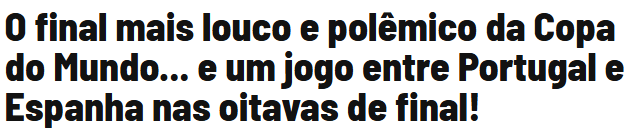 Jornal Marca (Espanha) repercute virada de Portugal sobre a Croácia na Copa do Mundo