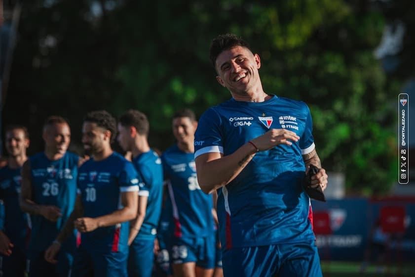 Adam Bareiro, novo reforço do Fortaleza (Foto: Mateus Lotif/Fortaleza EC)