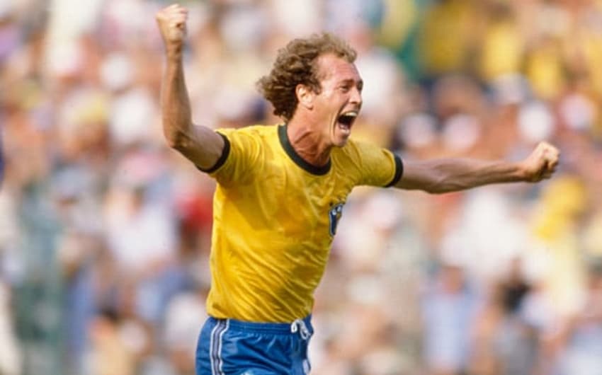 Falcão pela Seleção Brasileira na Copa do Mundo de 82 (Foto: Bob Thomas)