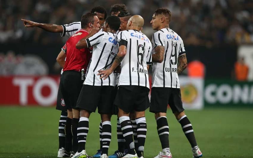 Libertadores , Corinthians x Once Caldas, Guerrero , (foto:Ari Ferreira)