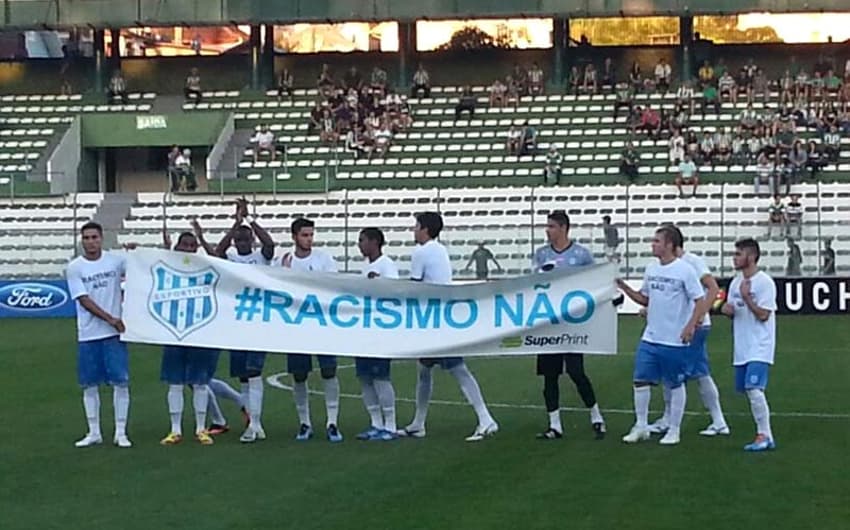 Esportivo contra o racismo (Foto: Divulgação/ Esportivo-RS)