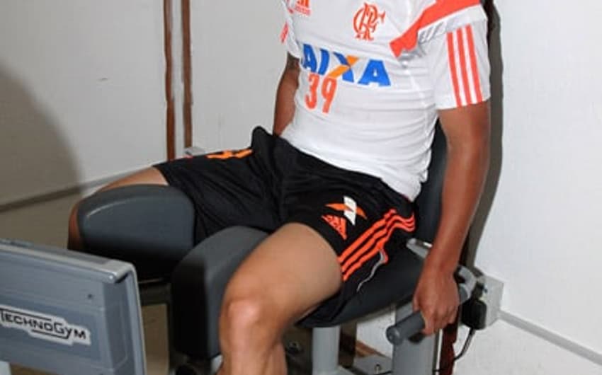 Arthur - Treino do Flamengo (Foto: flamengo.com.br)