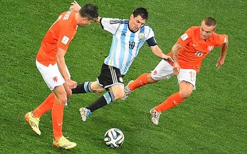 Holanda x Argentina - Messi (Foto: Christophe Simon/AFP)