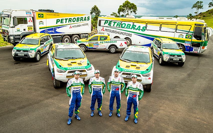 Equipe Mitsubishi Petrobras - Rally Dakar (Foto: Divulgação)
