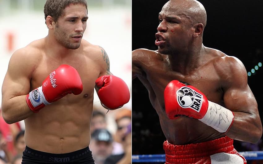 Chad Mendes e Floyd Mayweather (Fotos: UFC/Reuters)