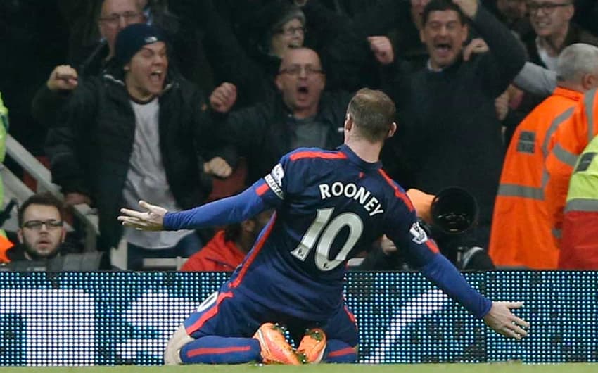 Wayne Rooney - Arsenal x Manchester United (Foto: Adrian Dennis/AFP)