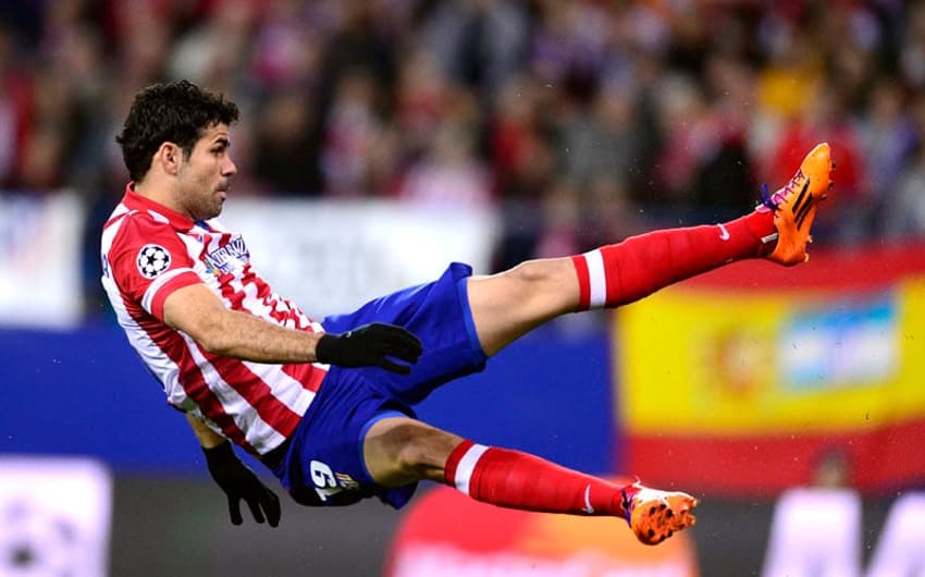 Diego da Silva Costa - Atletico de Madrid x Milan (Foto: Javier Soriano/ AFP)