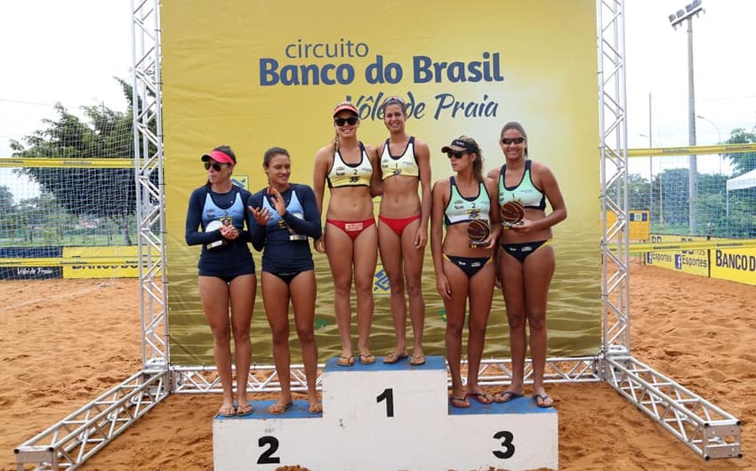 CIRCUITO BANCO DO BRASIL SUB-23: Andressa/Paula Hoffmann e André/Vinícius campeões em Brasília (Foto: Fernando Elias/ CBV)