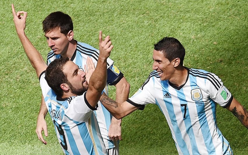 Argentina vence a Bélgica no Estádio Nacional (Foto: Evaristo Sa/AFP)