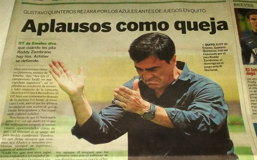 Jornal equatoriano fala sobre o Flamengo (Foto: Wallace Borges)