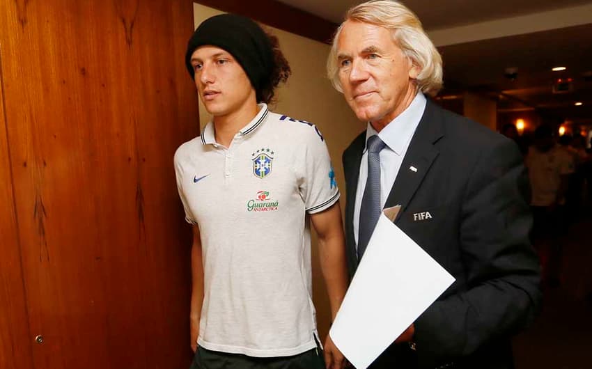 Jogadores da Seleção fazem exame antidoping oficial da FIFA - David Luiz (Foto: Rafael Ribeiro / CBF)