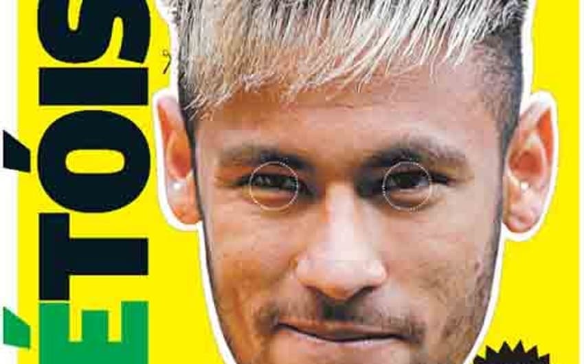 Capa do jornal LANCE! - Neymar