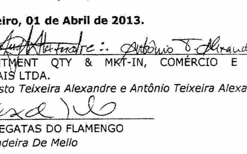 Documento - Eleição no Flamengo (Foto: Reprodução)