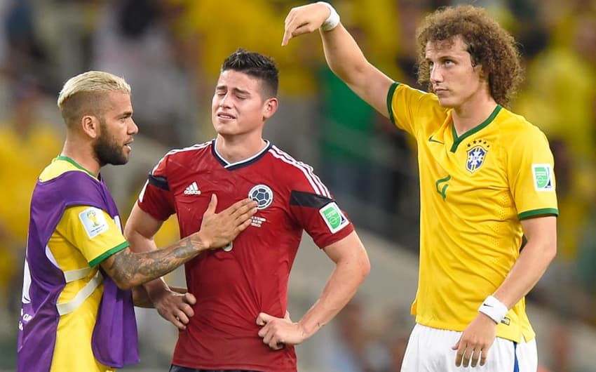 Brasil x Colômbia (Foto: Fabrice Coffrini/AFP)