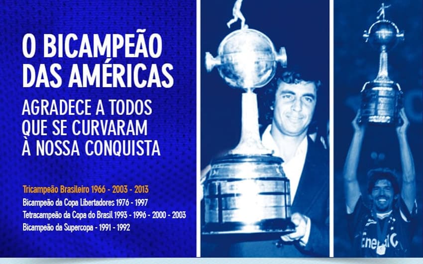Cruzeiro divulga nova foto em seu site oficial (Foto: Cruzeiro/Divulgação)