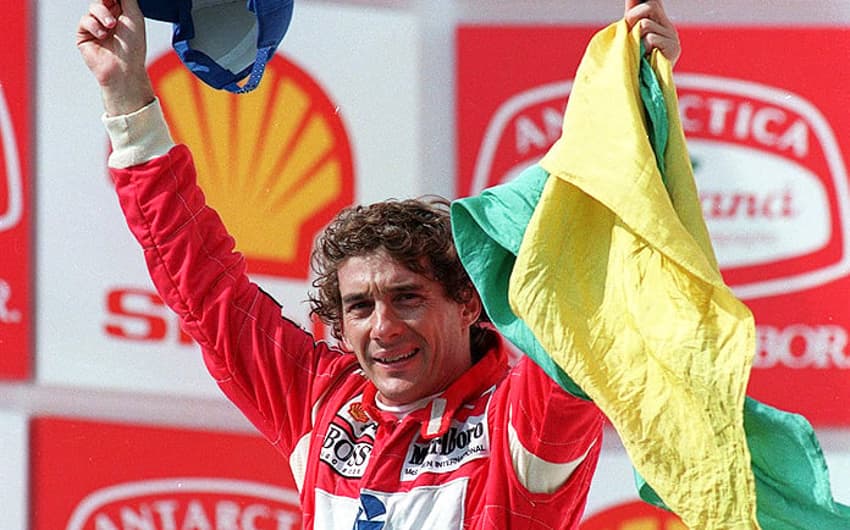 Ayrton Senna (Foto: Jorge Araujo/Folha Imagem)