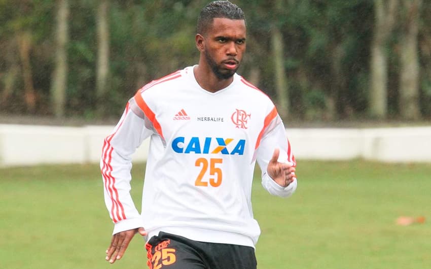 Luiz Antonio - Treino do Flamengo (Foto: Gilvan de Souza / Flamengo)