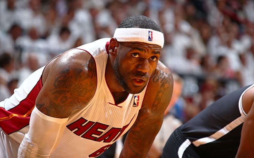 LeBron James - Brooklyn Nets x Miami Heat (Foto: Nathaniel S. Butler/ AFP)