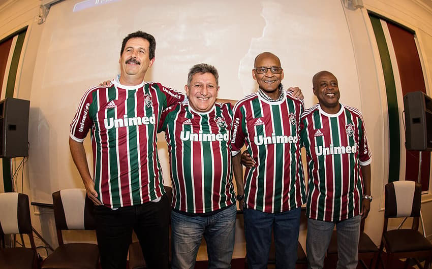 Homenagem ao ídolo Washington e os 30 anos do brasileiro de 1984 - Bar dos Guerreiros - Laranjeiras (Foto: Bruno Haddad/Fluminense FC)