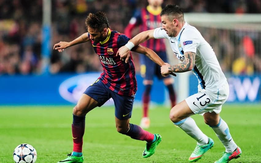 Neymar - Barcelona x Manchester City (Foto: Josep Lago/ AFP)