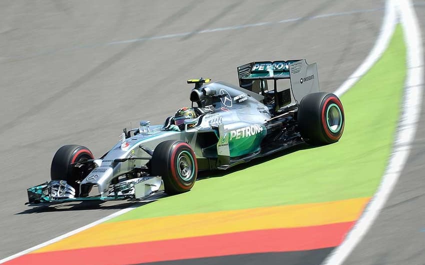 Rosberg - Treino do GP da Alemanha (Foto: Christof Stache/AFP)