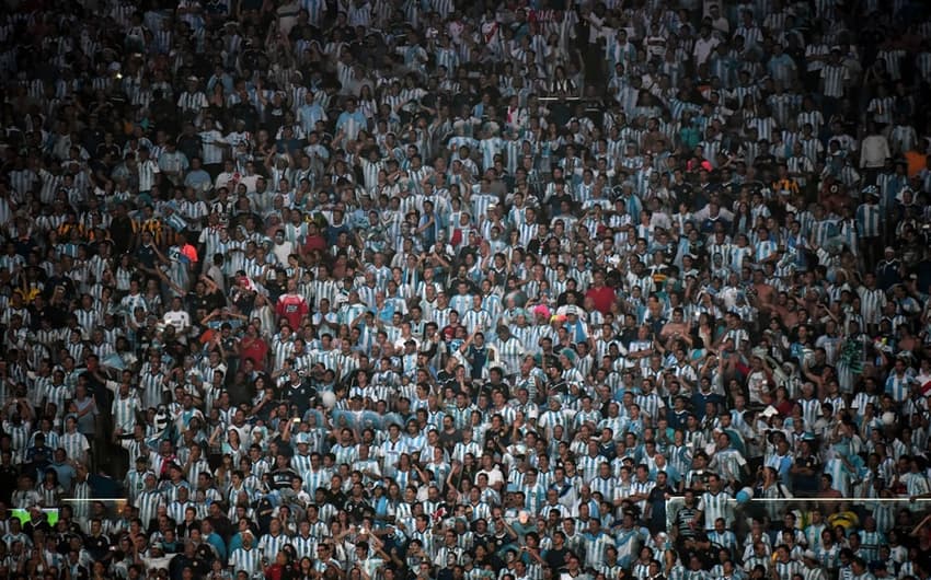 Argentina x Bósnia - Torcida (Foto: Damien Meyer/AFP)