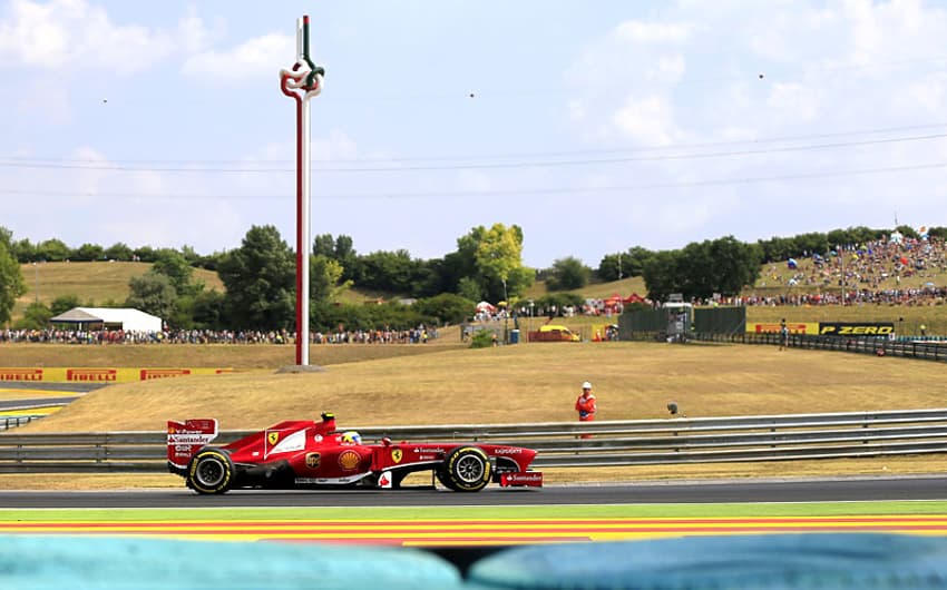 Felipe Massa - Treino classificatório para o GP da Hungria (Foto: Alexander Klein/AFP)