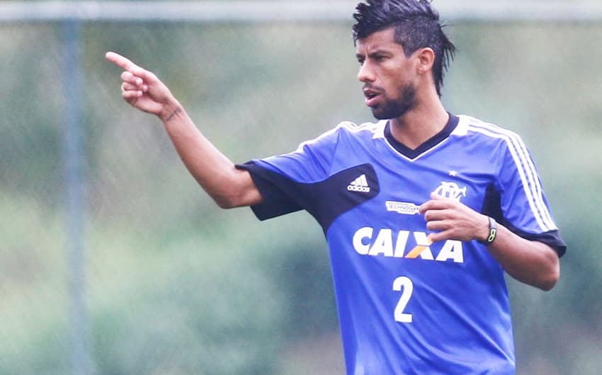 Leo Moura - Treino do Flamengo (Foto: Bruno de Lima/ LANCE!Press)