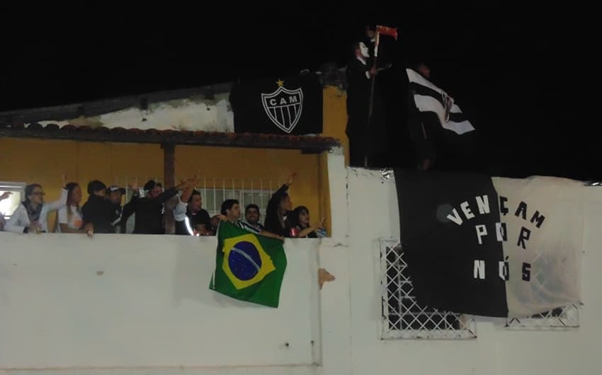 Torcida do Atlético-MG (Foto: Thiago Fernandes)