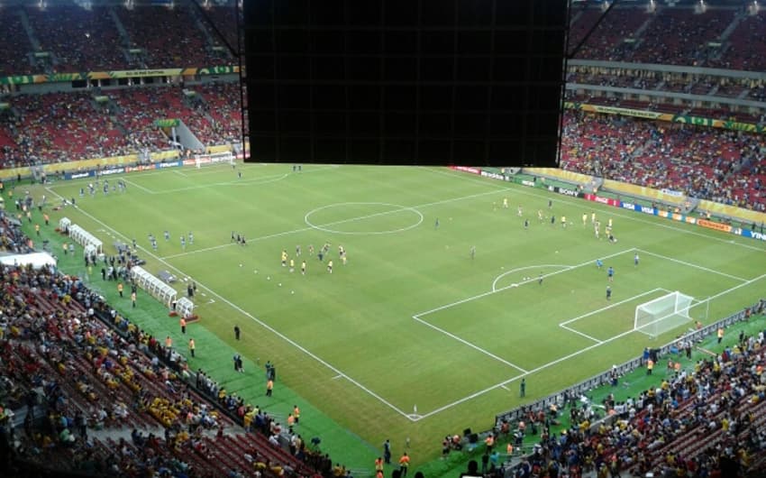 Telão Arena Pernambuco (Foto: Bruno Andrade)