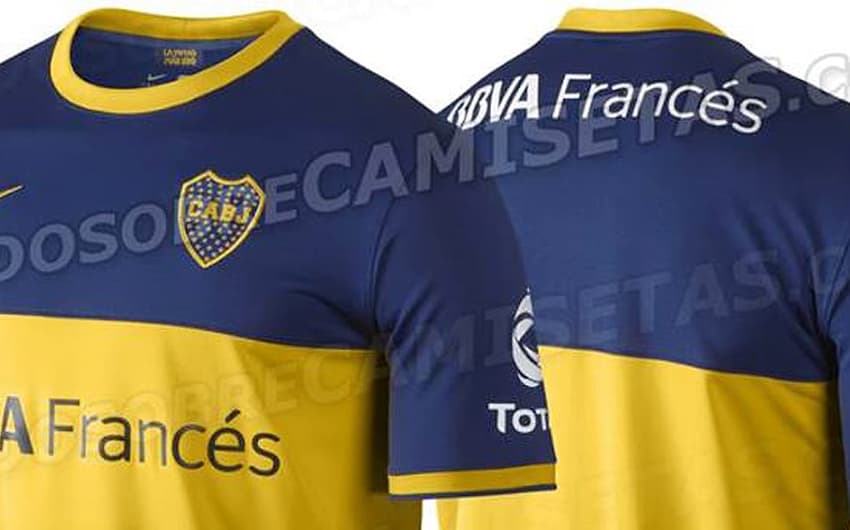 Uniforme do Boca temporada 2013/14 (Foto: Reprodução/Todo Sobre Camisetas)