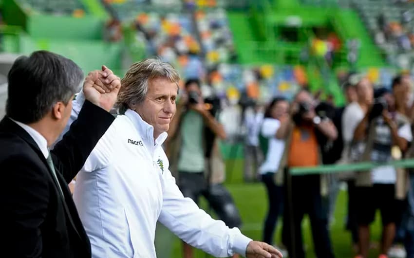 técnico Jorge Jesus pelo Sporting (Foto: AFP)