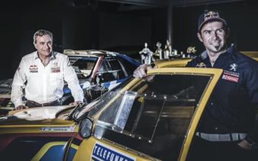 Carlos Sainz (esq.) e Cyril Despres, disputam o Dakar pela Peugeot (Foto: Flavien Duhamel / Red Bull Content Pool)