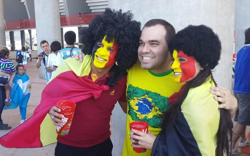 Belgas serão imensa maioria na Arena Mané Garrincha, mas terão apoio dos brasileiros (crédito: Rodrigo Vessoni)