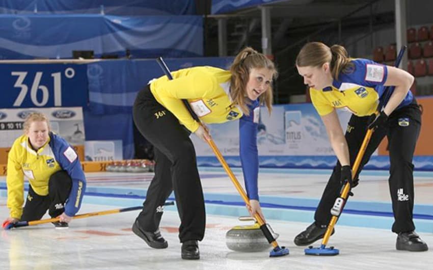 Suécia | Mundial feminino de curling (Foto: Richard Gray/WCF)