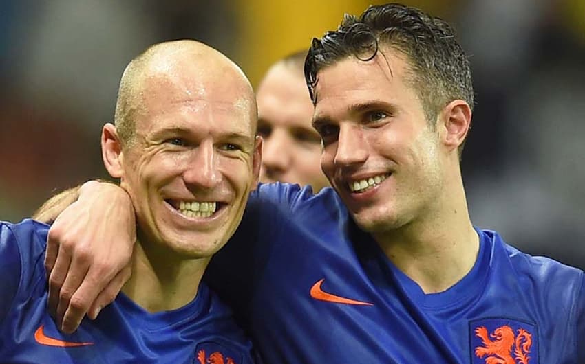Robben e Van Persie - Holanda (Foto: Emmanuel Dunand/AFP)