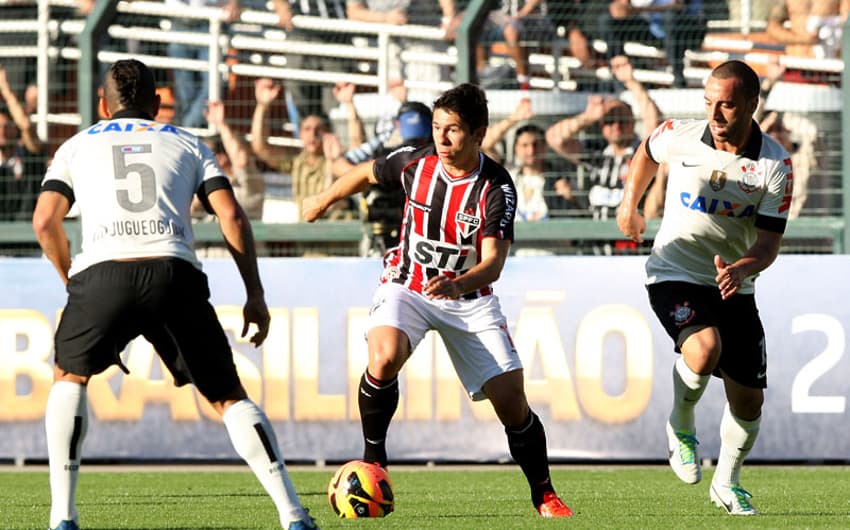 Osvaldo - Corinthians x São Paulo (Foto: Eduardo Viana/LANCE!Press)